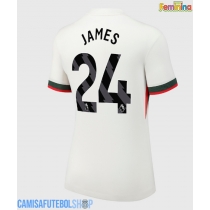 Camisa de time de futebol Chelsea Reece James #24 Replicas 2º Equipamento Feminina 2025-26 Manga Curta
